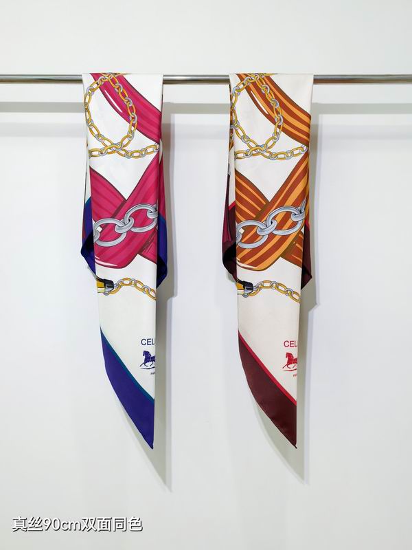 Celine Silk Scarf 90X90cm E060632